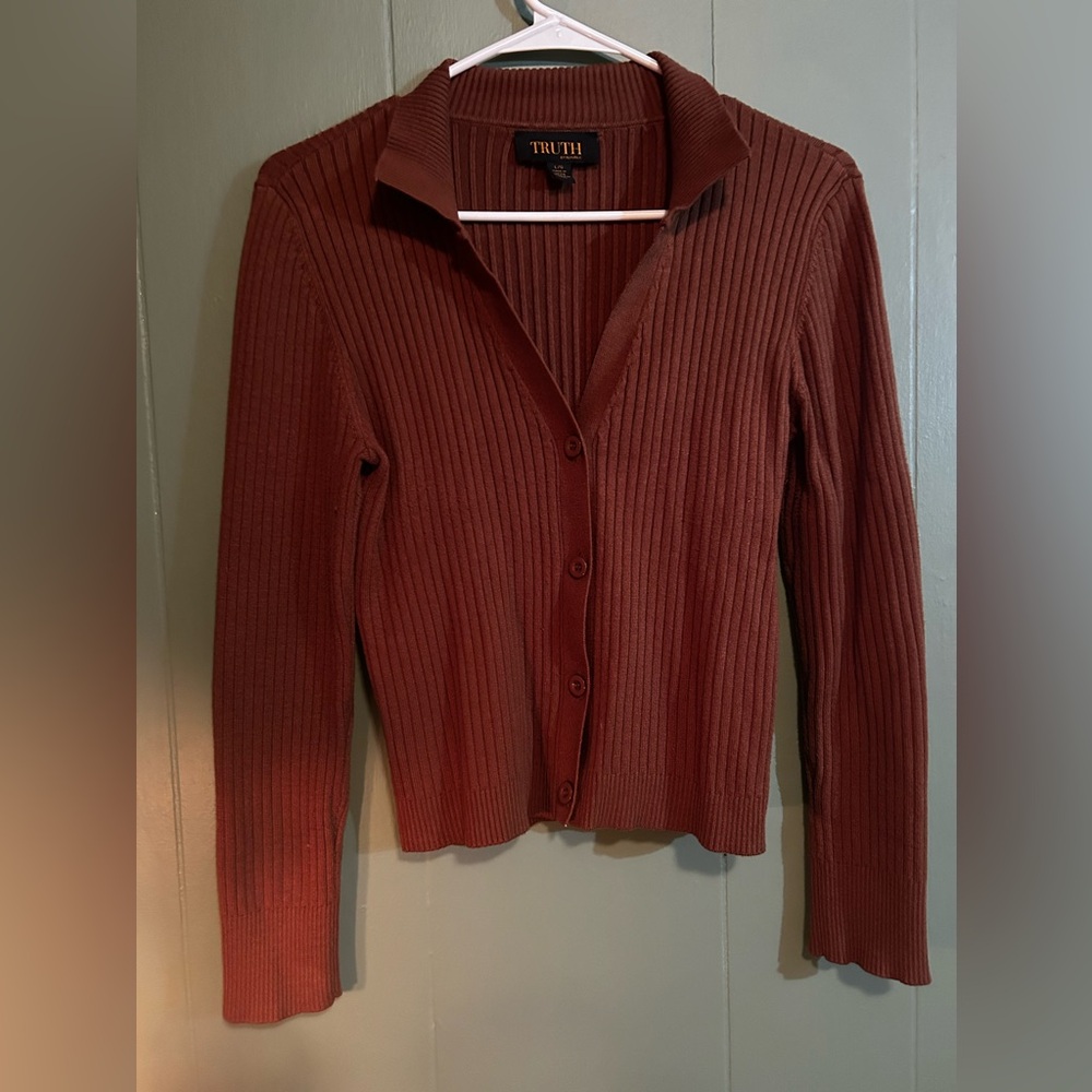 Truth Brown Cardigan